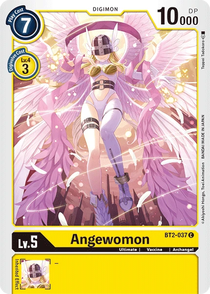 Digimon Kartenspiel Sammelkarte BT2-037 Angewomon