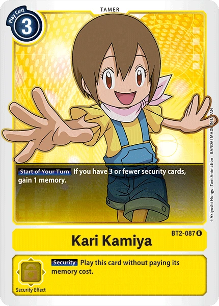 Digimon Kartenspiel Sammelkarte BT2-087 Kari Kamiya