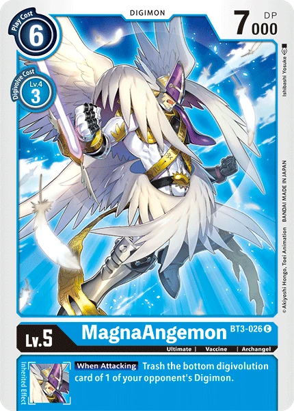 Digimon Kartenspiel Sammelkarte BT3-026 MagnaAngemon