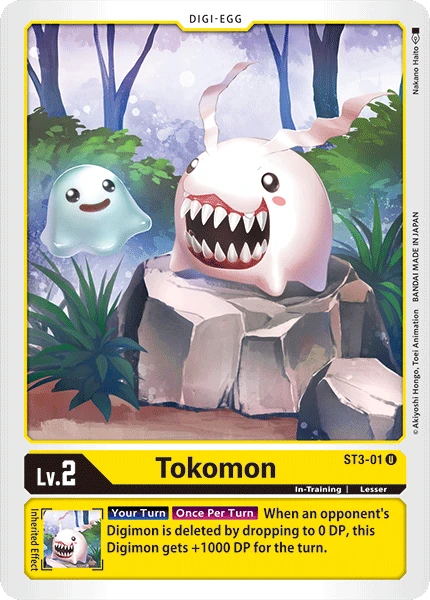 Digimon Kartenspiel Sammelkarte ST3-01 Tokomon