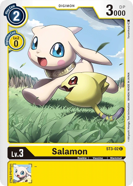 Digimon Kartenspiel Sammelkarte ST3-02 Salamon