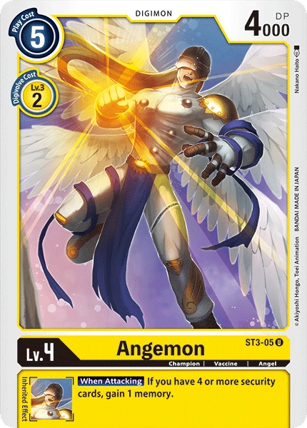 Digimon Kartenspiel Sammelkarte ST3-05 Angemon