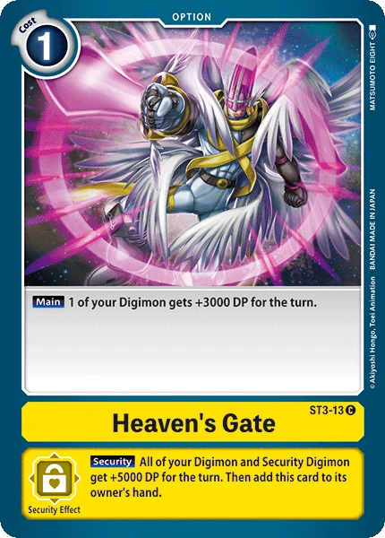 Digimon Kartenspiel Sammelkarte ST3-13 Heaven's Gate