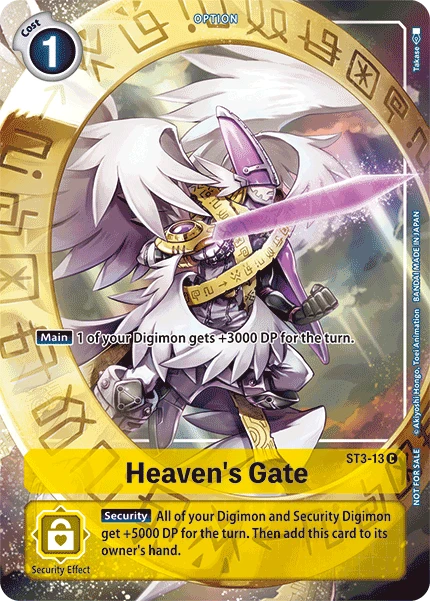 Digimon Kartenspiel Sammelkarte ST3-13 Heaven's Gate alternatives Artwork 1