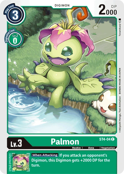 Digimon Kartenspiel Sammelkarte ST4-04 Palmon