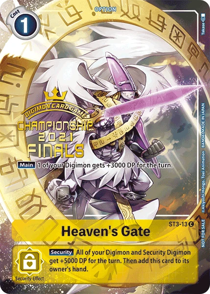 Digimon Kartenspiel Sammelkarte ST3-13 Heaven's Gate alternatives Artwork 2