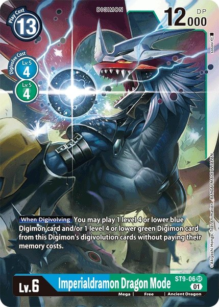 Digimon Card Game Sammelkarte ST9-06 Imperialdramon Dragon Mode