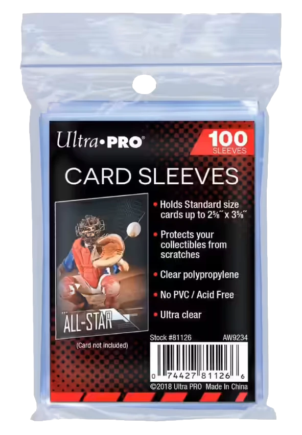 Ultra Pro Clear Sleeves 100