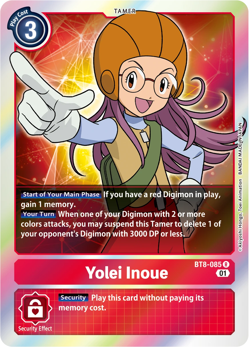 Digimon Card Game Sammelkarte BT8-085 Yolei Inoue