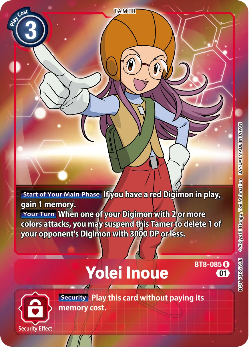 Digimon Card Game Sammelkarte BT8-085 Yolei Inoue alternatives Artwork 1