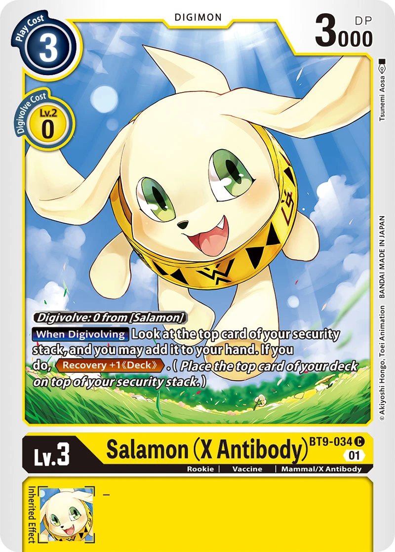 Digimon Card Game Sammelkarte BT9-034 Salamon (X Antibody)