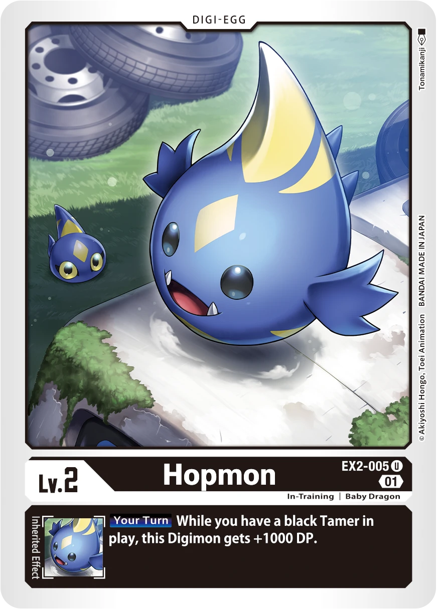 Digimon Card Game Sammelkarte EX2-005 Hopmon