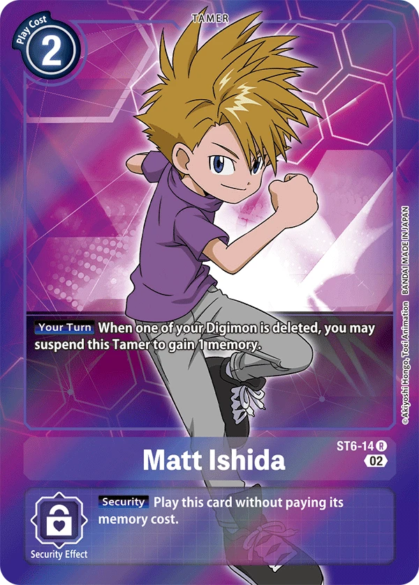 Digimon Card Game Sammelkarte ST6-14 Matt Ishida alternatives Artwork 1