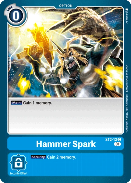ST2-13 Hammer Spark Digimon Card Game