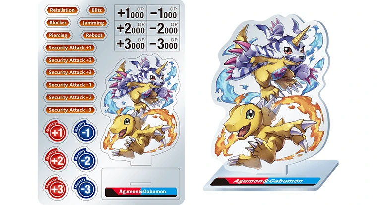 Digimon Card Game GB-02 Acryl-Tokens