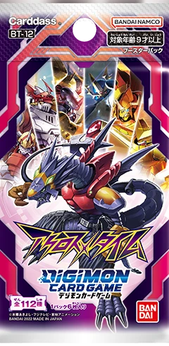 Digimon Card Game: BT-12 Across Time Booster Pack japanisch