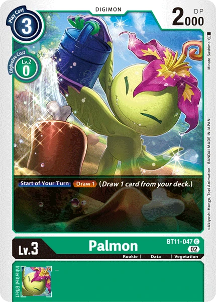 Digimon Card Game Sammelkarte BT11-047 Palmon