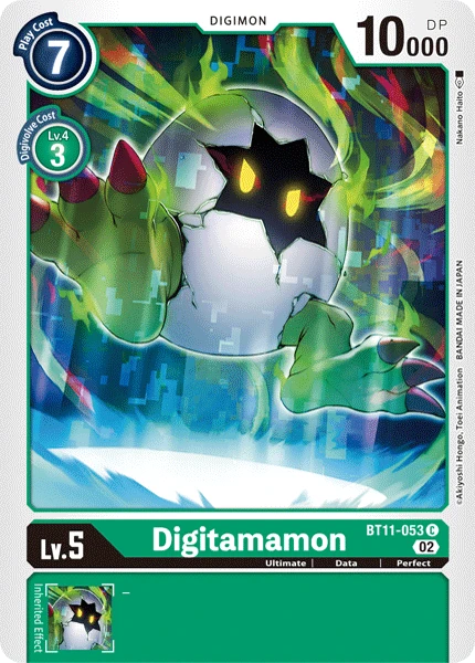 Digimon Card Game Sammelkarte BT11-053 Digitamamon