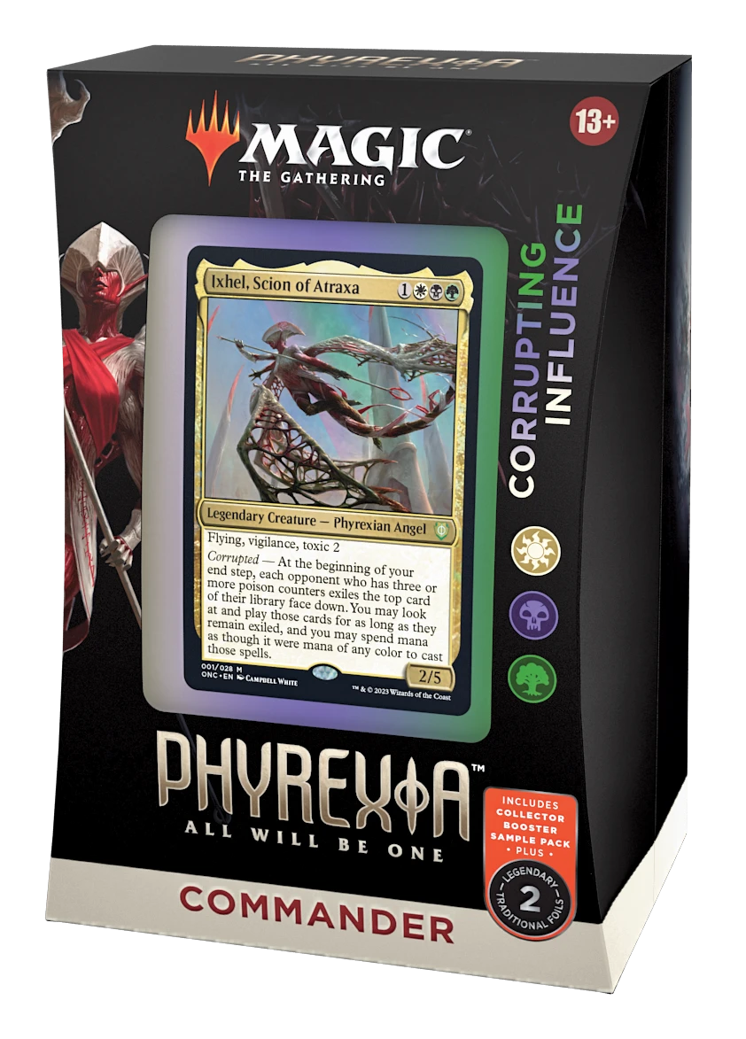 MTG Phyrexia All Will Be One Corrupting Influence Commander Decks Englisch