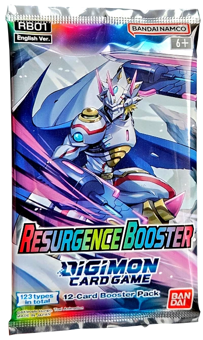 Digimon Card Game RB-1 Rising Wind Booster Pack Beispielbild