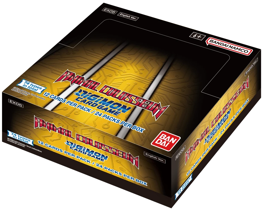 Digimon Card Game: EX-5 Animal Colosseum Display