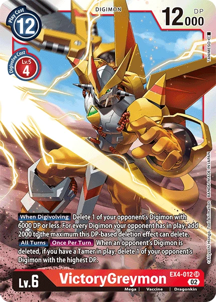 Digimon Card Game Sammelkarte EX4-012 VictoryGreymon