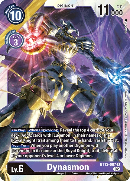 Digimon Card Game Sammelkarte BT13-087 Dynasmon