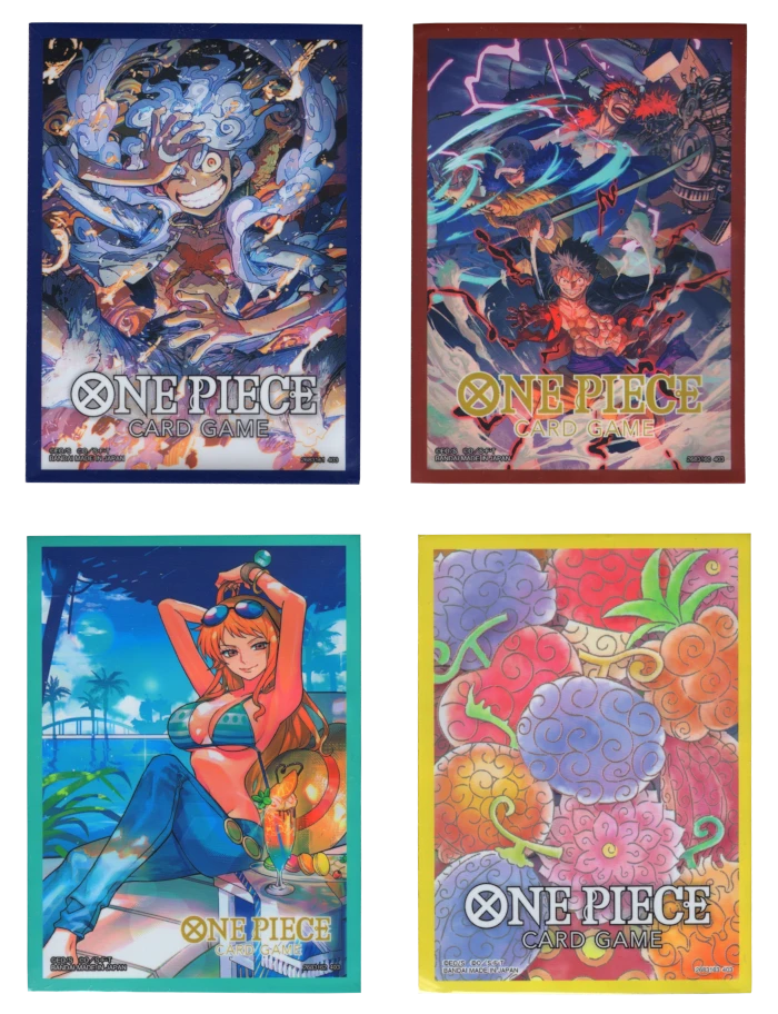 One Piece Card Game Official Sleeves Vol.4 Nami – 70 Premium Sleeves, Bandai 2023
