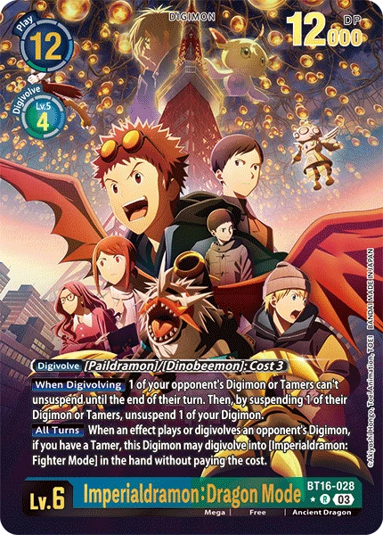 Digimon Card Game Sammelkarte BT16-028 Imperialdramon: Dragon Mode alternatives Artwork 1