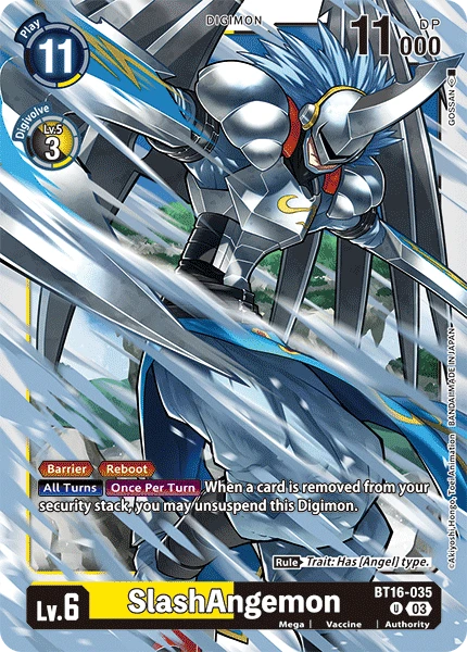 Digimon Card Game Sammelkarte BT16-035 SlashAngemon