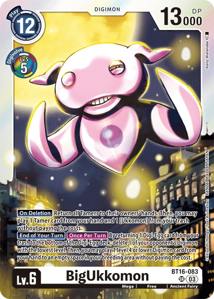 Digimon Card Game Sammelkarte BT16-083 BigUkkomon
