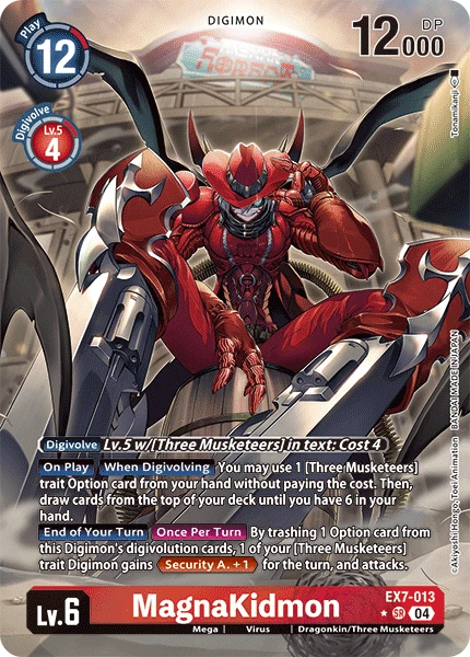 Digimon Card Game Sammelkarte EX7-013 MagnaKidmon alternatives Artwork 1