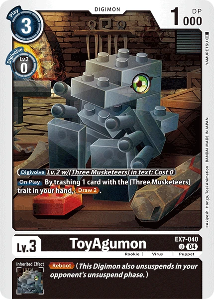 Digimon Card Game Sammelkarte EX7-040 ToyAgumon