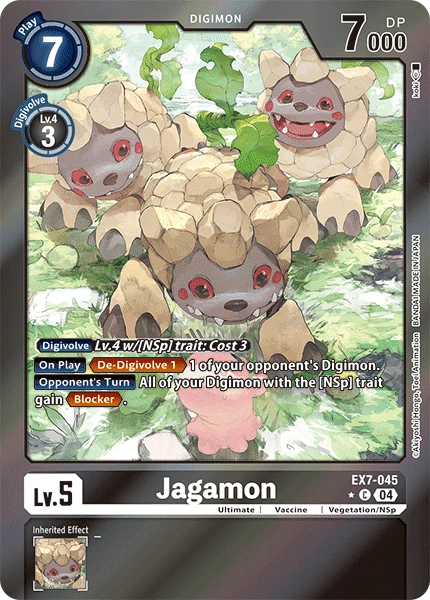 Digimon Card Game Sammelkarte EX7-045 Jagamon alternatives Artwork 1