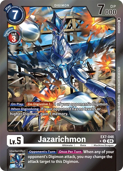 Digimon Card Game Sammelkarte EX7-046 Jazarichmon alternatives Artwork 1