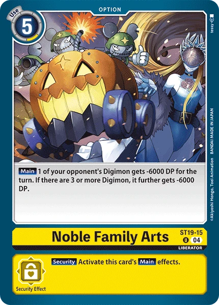 Digimon Card Game Sammelkarte ST19-15 Noble Family Arts