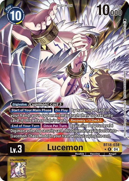 Digimon Card Game Sammelkarte BT18-034 Lucemon alternatives Artwork 1