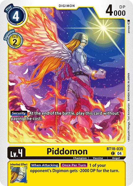 Digimon Card Game Sammelkarte BT18-035 Piddomon