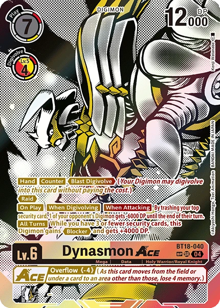 Digimon Card Game Sammelkarte BT18-040 Dynasmon ACE alternatives Artwork 2