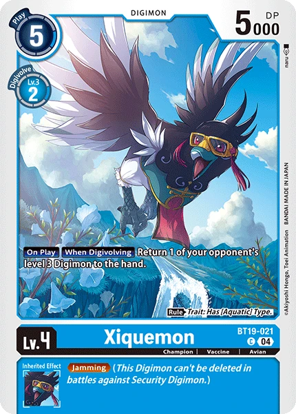 Digimon Card Game Sammelkarte BT19-021 Xiquemon