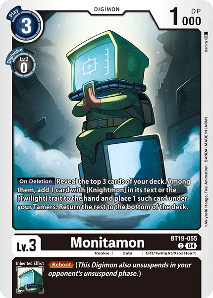 Digimon Card Game Sammelkarte BT19-055 Monitamon