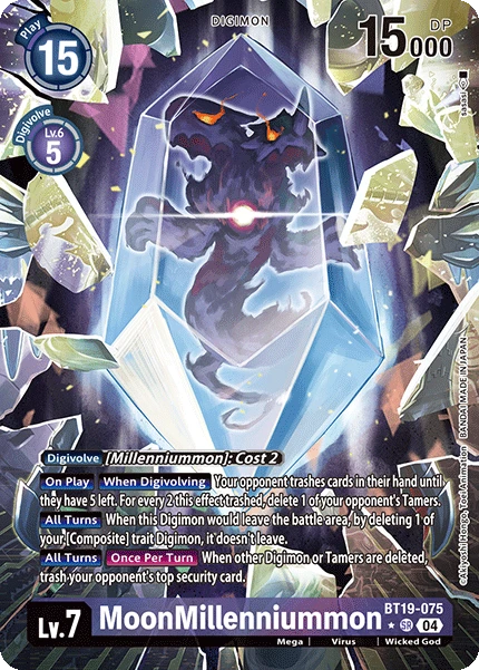 Digimon Card Game Sammelkarte BT19-075 MoonMillenniummon alternatives Artwork 1