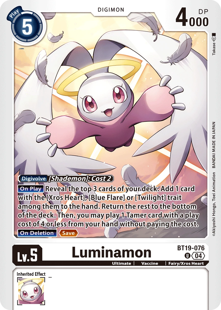 Digimon Card Game Sammelkarte BT19-076 Luminamon