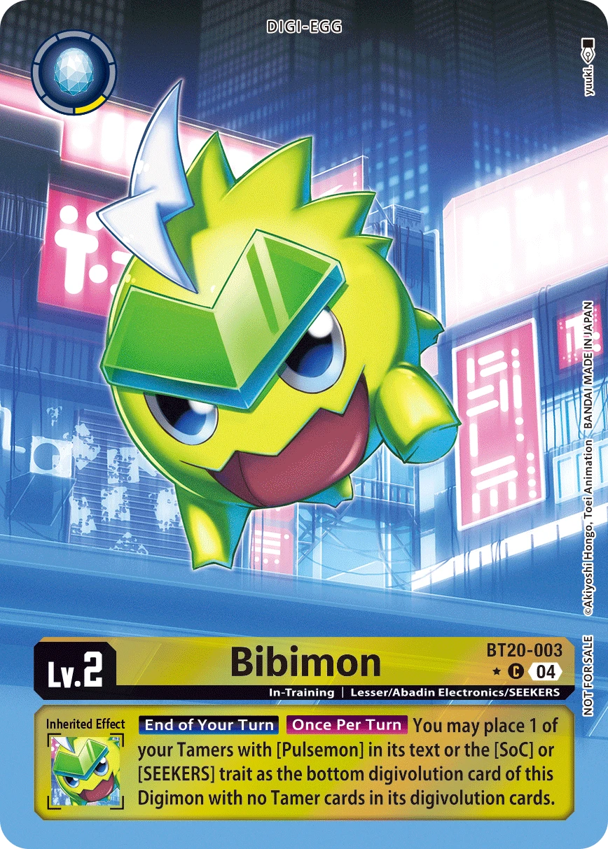 Digimon Card Game Sammelkarte BT20-003 Bibimon alternatives Artwork 1