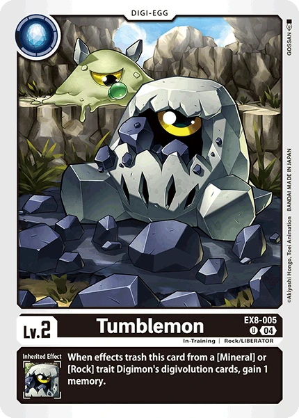 Digimon Card Game Sammelkarte EX8-005 Tumblemon