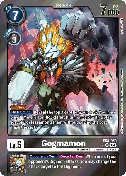 Digimon Card Game Sammelkarte EX8-050 Gogmamon alternatives Artwork 1