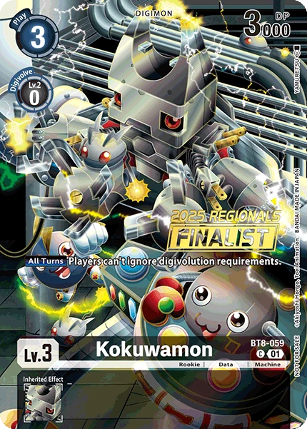 Digimon Card Game Sammelkarte BT8-059 Kokuwamon alternatives Artwork 2