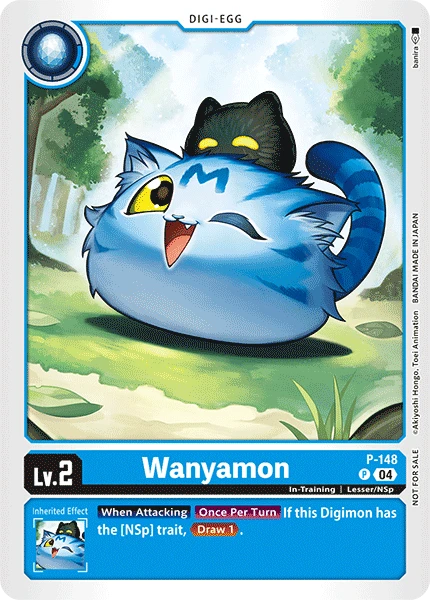 Digimon Card Game Sammelkarte P-148 Wanyamon