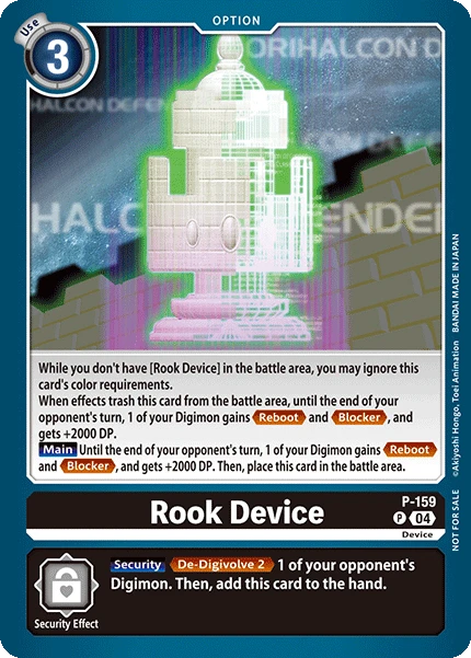 Digimon Card Game Sammelkarte P-159 Rook Device