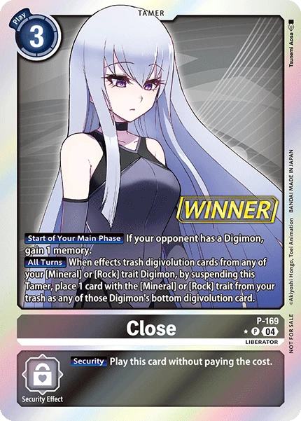 Digimon Card Game Sammelkarte P-169 Close alternatives Artwork 1